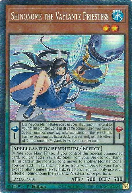 Shinonome the Vaylantz Priestess [TAMA-EN001] Collector's Rare | Pegasus Games WI