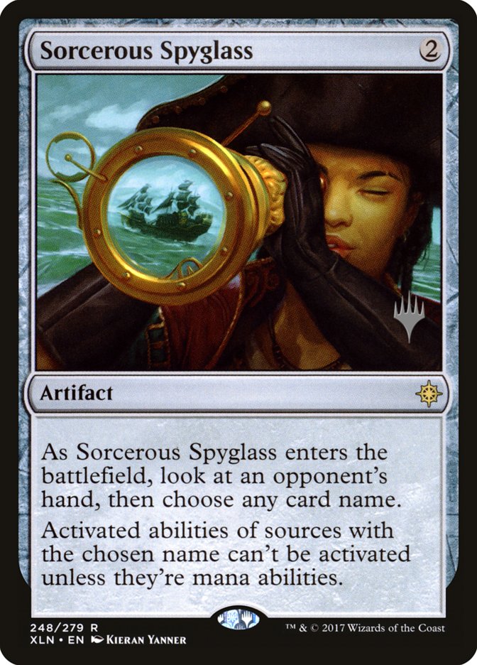 Sorcerous Spyglass (Promo Pack) [Ixalan Promos] | Pegasus Games WI