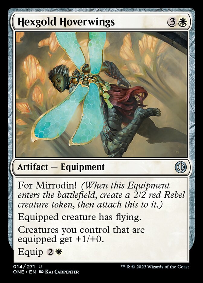 Hexgold Hoverwings [Phyrexia: All Will Be One] | Pegasus Games WI