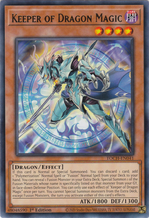 Keeper of Dragon Magic [TOCH-EN041] Rare | Pegasus Games WI