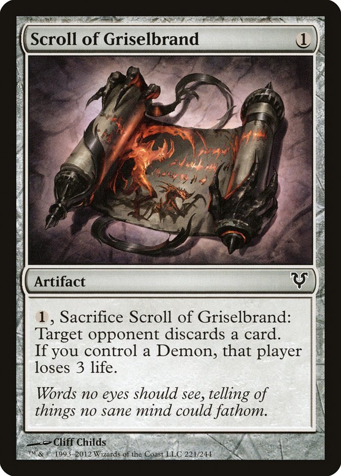 Scroll of Griselbrand [Avacyn Restored] | Pegasus Games WI