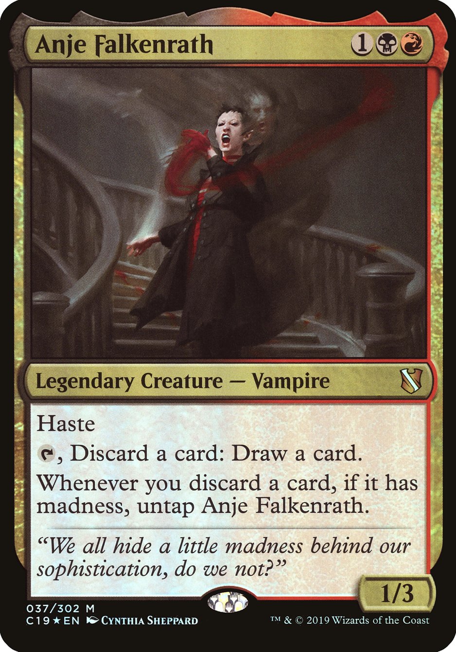 Anje Falkenrath (Oversized) [Commander 2019 Oversized] | Pegasus Games WI