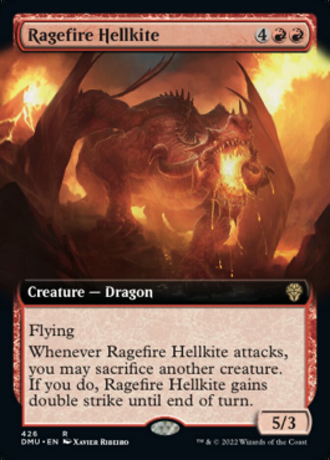 Ragefire Hellkite (Extended Art) [Dominaria United] | Pegasus Games WI