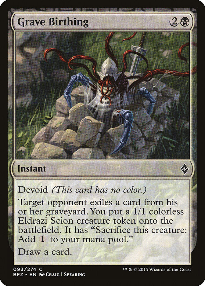 Grave Birthing [Battle for Zendikar] | Pegasus Games WI