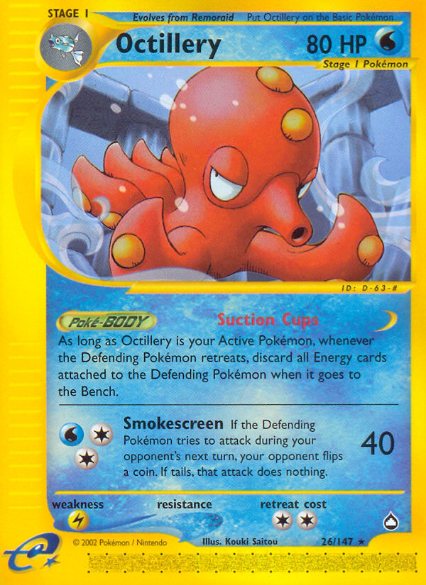 Octillery (26/147) [Aquapolis] | Pegasus Games WI