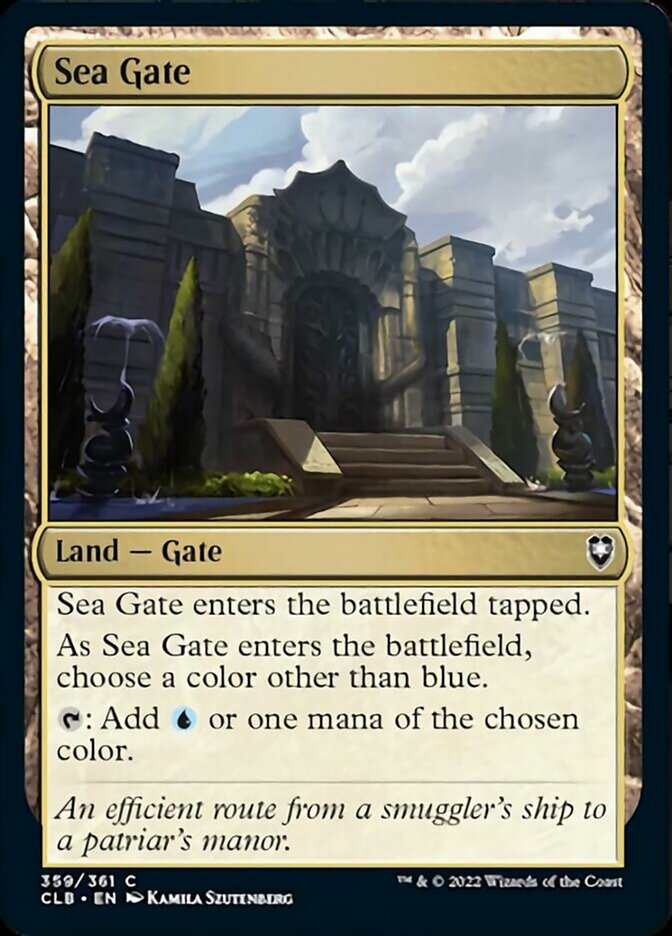 Sea Gate [Commander Legends: Battle for Baldur's Gate] | Pegasus Games WI