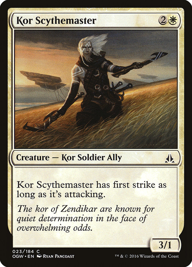 Kor Scythemaster [Oath of the Gatewatch] | Pegasus Games WI