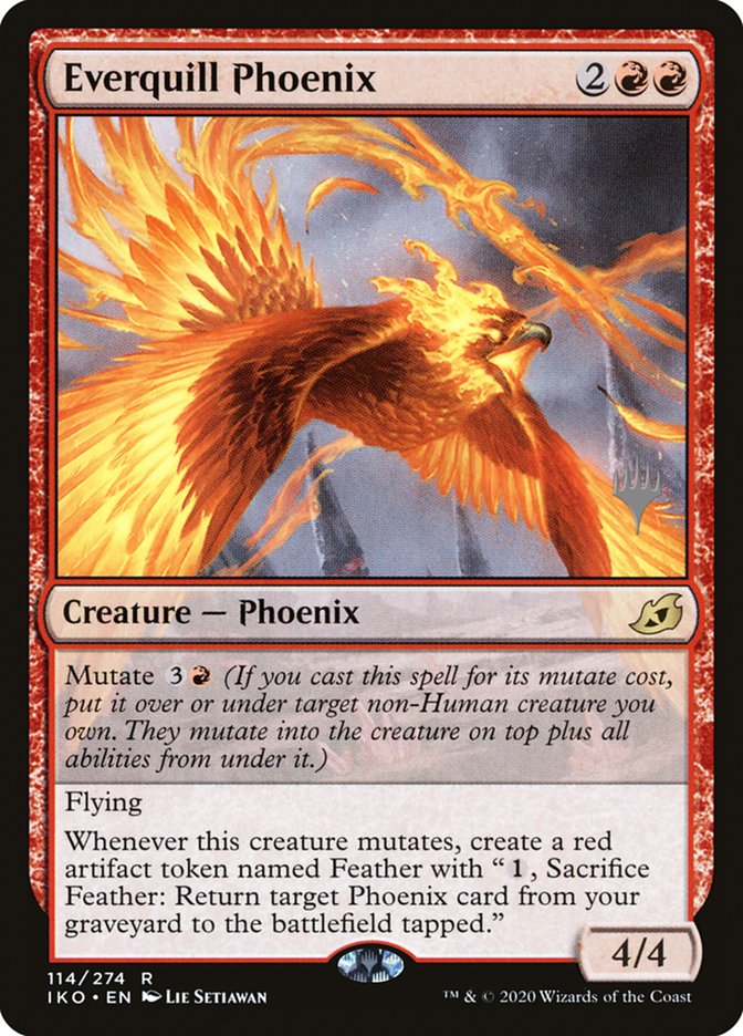 Everquill Phoenix (Promo Pack) [Ikoria: Lair of Behemoths Promos] | Pegasus Games WI