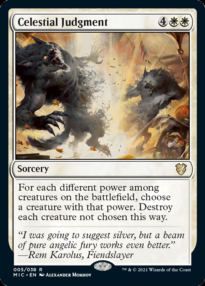 Celestial Judgment [Innistrad: Midnight Hunt Commander] | Pegasus Games WI