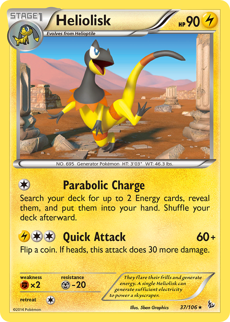 Heliolisk (37/106) [XY: Flashfire] | Pegasus Games WI