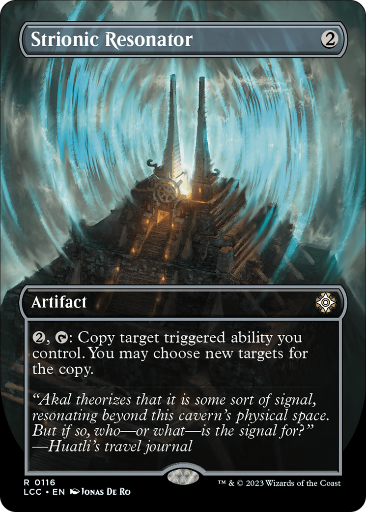 Strionic Resonator (Borderless) [The Lost Caverns of Ixalan Commander] | Pegasus Games WI