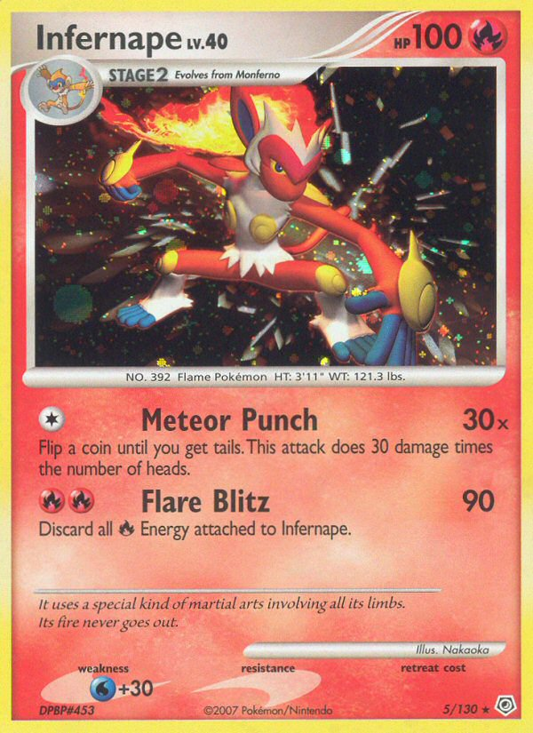 Infernape (5/130) [Diamond & Pearl: Base Set] | Pegasus Games WI