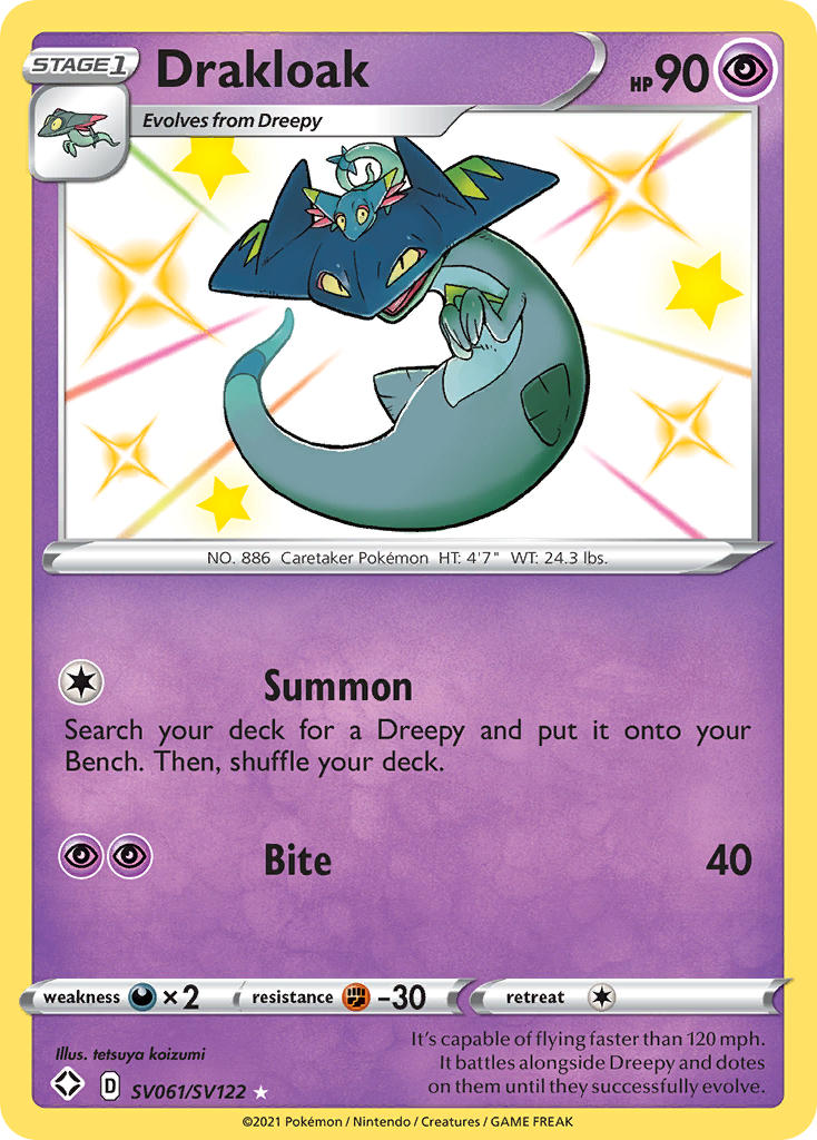 Drakloak (SV061/SV122) [Sword & Shield: Shining Fates] | Pegasus Games WI