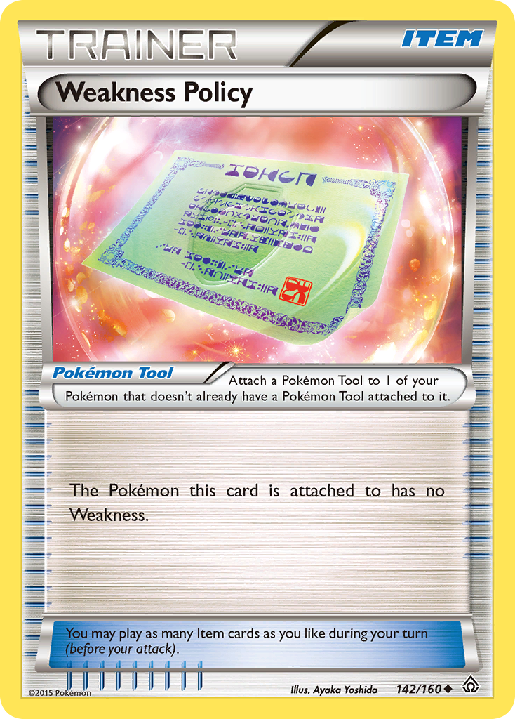 Weakness Policy (142/160) [XY: Primal Clash] | Pegasus Games WI