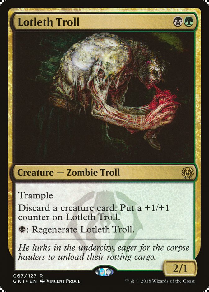 Lotleth Troll [Guilds of Ravnica Guild Kit] | Pegasus Games WI