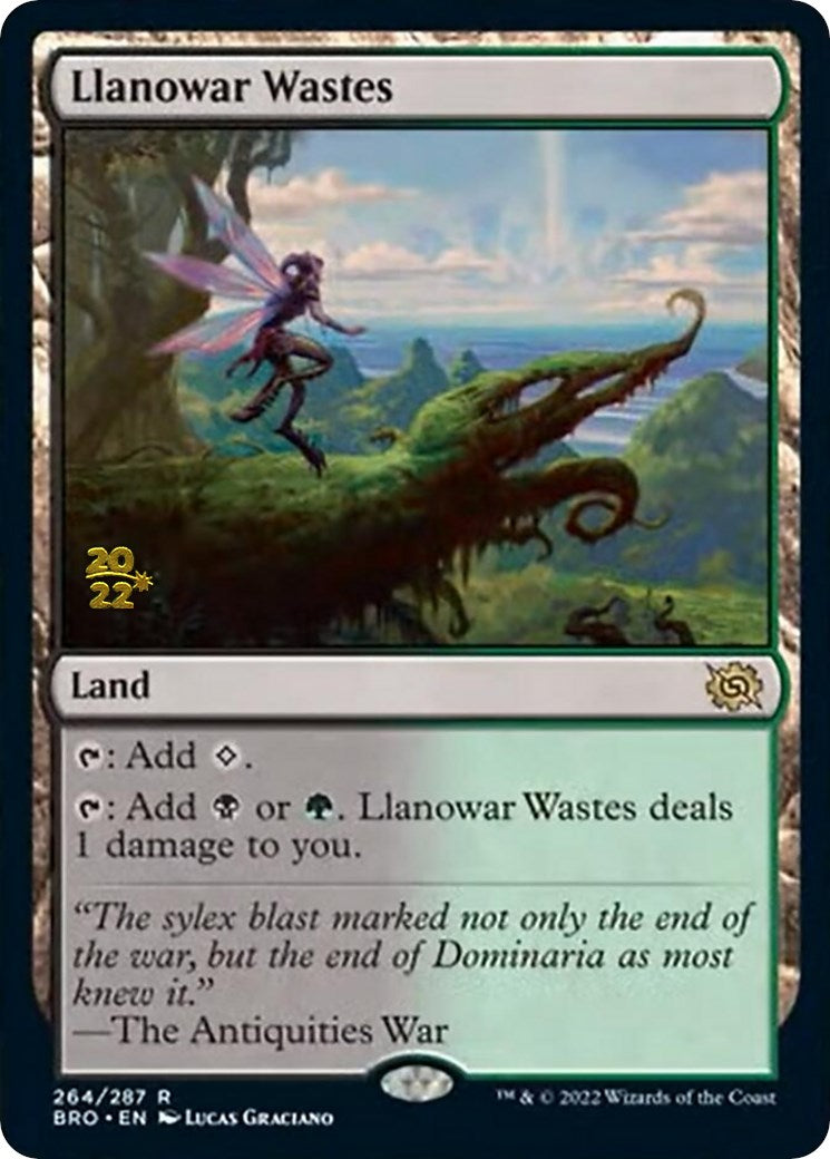 Llanowar Wastes [The Brothers' War Prerelease Promos] | Pegasus Games WI