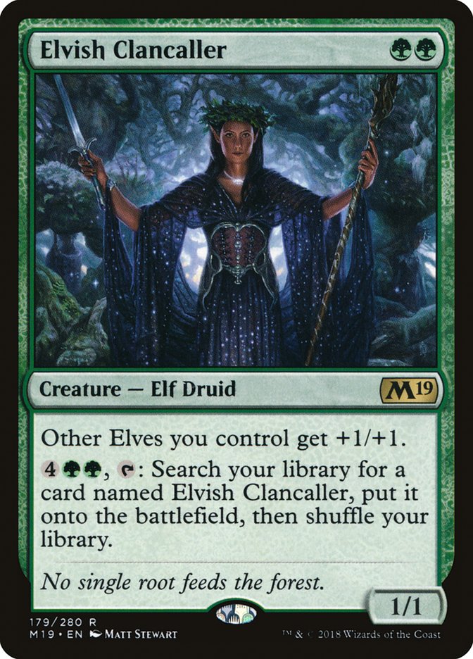 Elvish Clancaller [Core Set 2019] | Pegasus Games WI