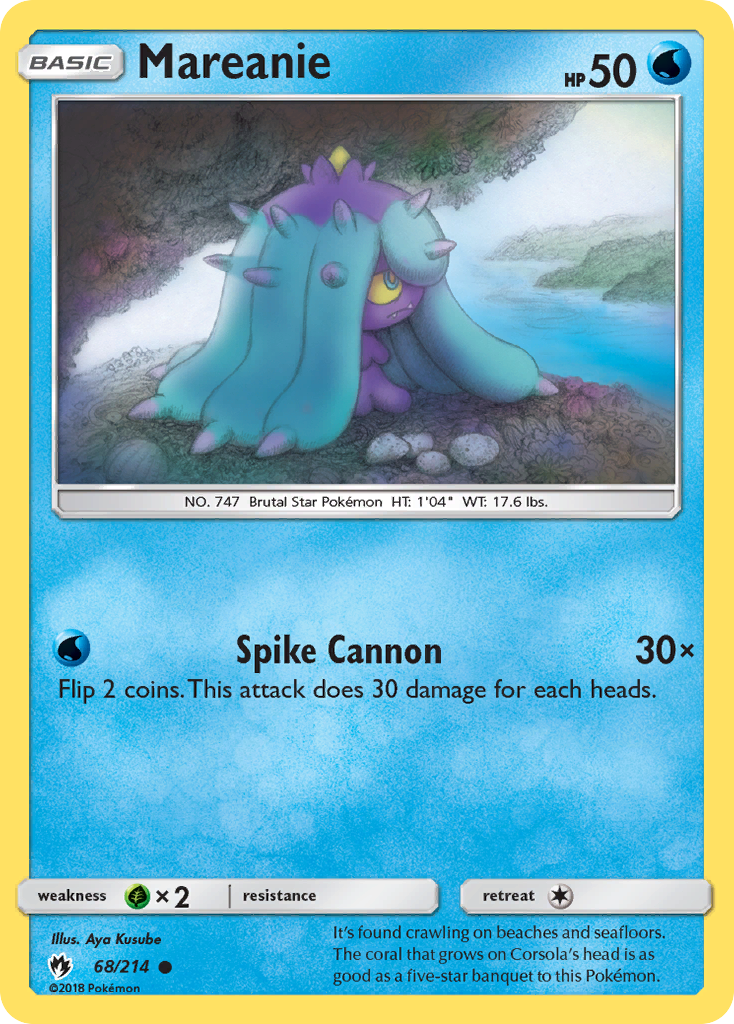 Mareanie (68/214) [Sun & Moon: Lost Thunder] | Pegasus Games WI