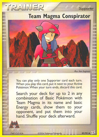 Team Magma Conspirator (82/95) [EX: Team Magma vs Team Aqua] | Pegasus Games WI