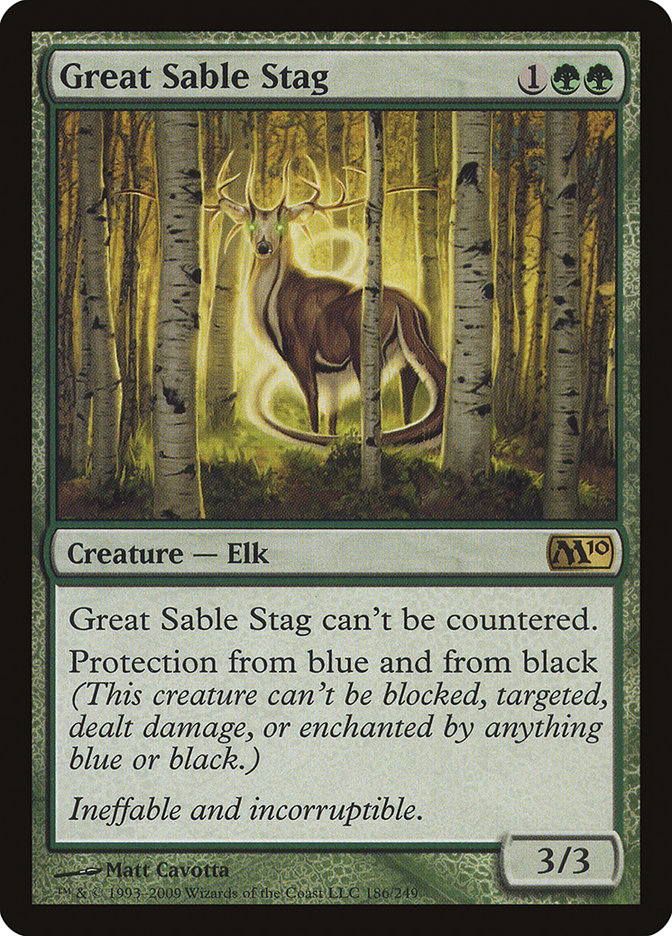 Great Sable Stag [Magic 2010] | Pegasus Games WI