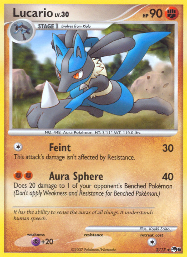 Lucario (2/17) [POP Series 6] | Pegasus Games WI