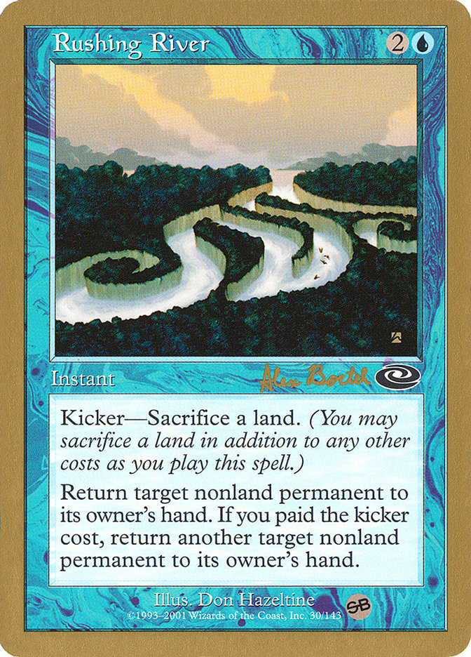 Rushing River (Alex Borteh) (SB) [World Championship Decks 2001] | Pegasus Games WI