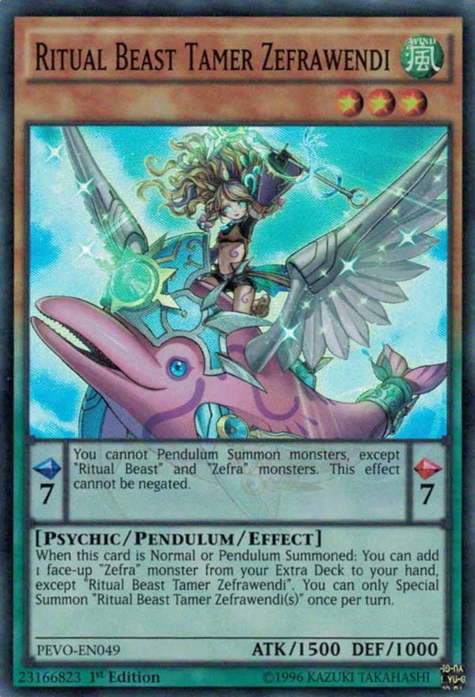 Ritual Beast Tamer Zefrawendi [PEVO-EN049] Super Rare | Pegasus Games WI