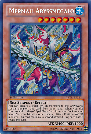 Mermail Abyssmegalo [ABYR-EN020] Secret Rare | Pegasus Games WI