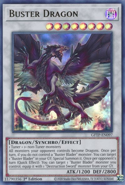 Buster Dragon [GFTP-EN097] Ultra rare | Pegasus Games WI