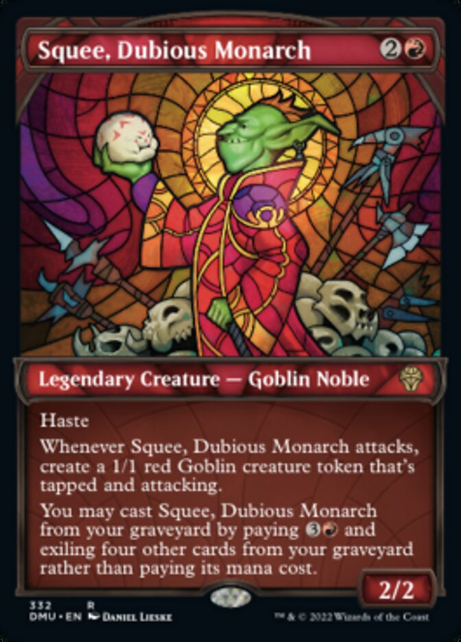 Squee, Dubious Monarch (Showcase Textured) [Dominaria United] | Pegasus Games WI