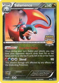 Salamence (8/20) (Regional Championship Promo Staff) [Black & White: Dragon Vault] | Pegasus Games WI