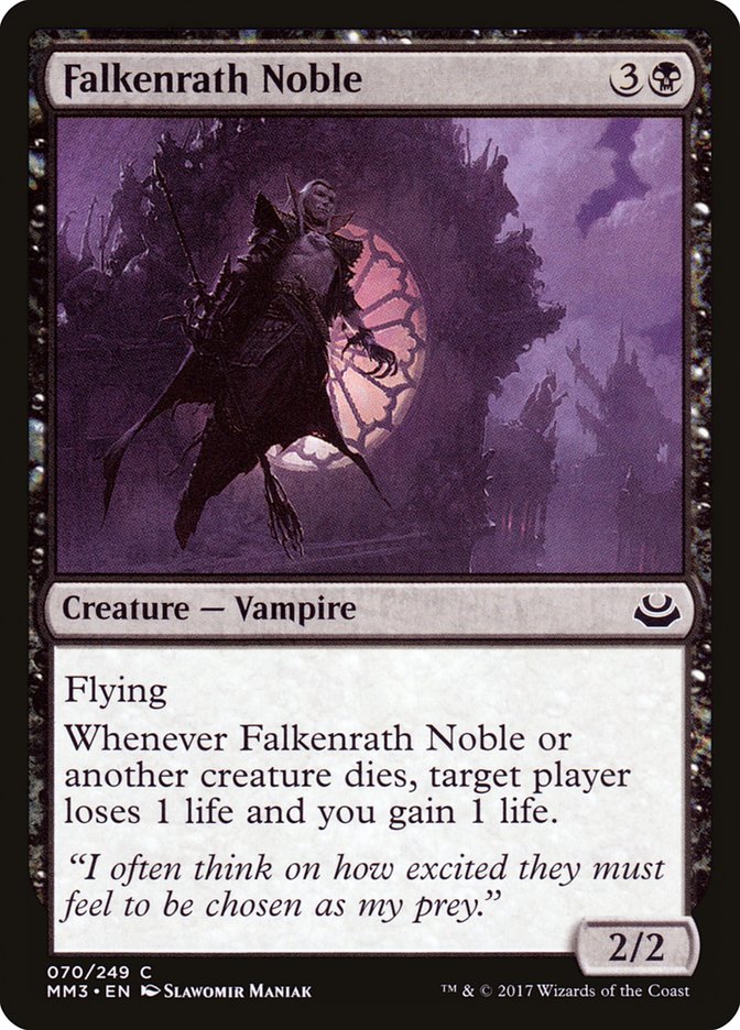 Falkenrath Noble [Modern Masters 2017] | Pegasus Games WI