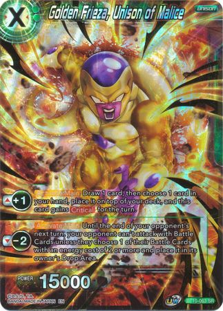 Golden Frieza, Unison of Malice (BT10-063) [Rise of the Unison Warrior 2nd Edition] | Pegasus Games WI