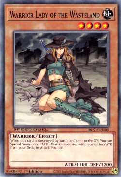 Warrior Lady of the Wasteland [SGX1-ENE05] Common | Pegasus Games WI