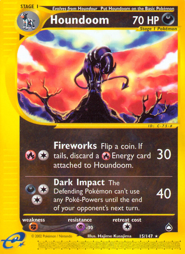 Houndoom (15/147) [Aquapolis] | Pegasus Games WI