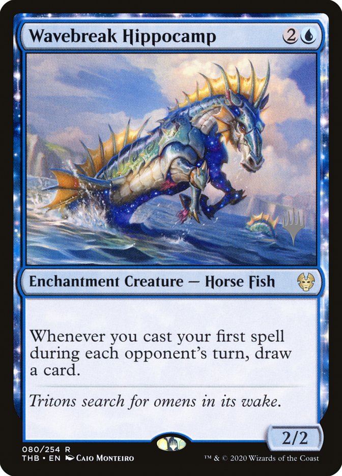 Wavebreak Hippocamp (Promo Pack) [Theros Beyond Death Promos] | Pegasus Games WI