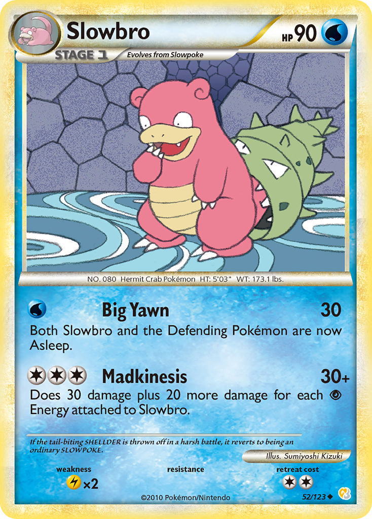 Slowbro (52/123) [HeartGold & SoulSilver: Base Set] | Pegasus Games WI