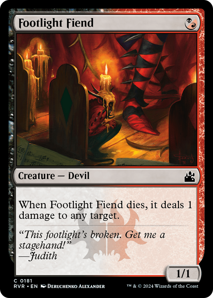 Footlight Fiend [Ravnica Remastered] | Pegasus Games WI