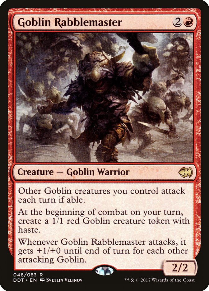 Goblin Rabblemaster [Duel Decks: Merfolk vs. Goblins] | Pegasus Games WI