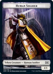 Human Soldier // Servo Double-Sided Token [Double Masters Tokens] | Pegasus Games WI