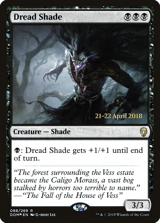 Dread Shade [Dominaria Prerelease Promos] | Pegasus Games WI