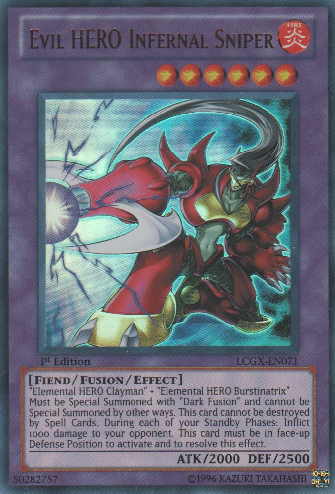 Evil HERO Infernal Sniper [LCGX-EN071] Ultra Rare | Pegasus Games WI