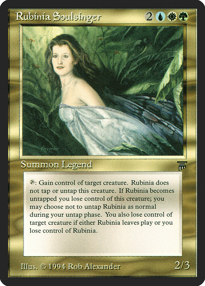 Rubinia Soulsinger [Legends] | Pegasus Games WI