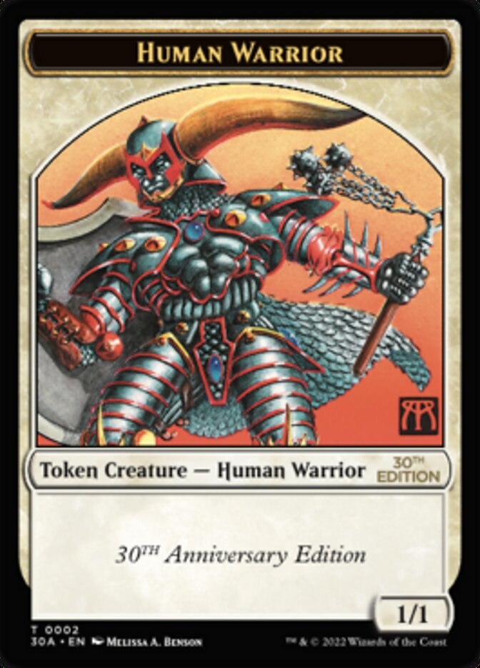Human Warrior Token [30th Anniversary Tokens] | Pegasus Games WI