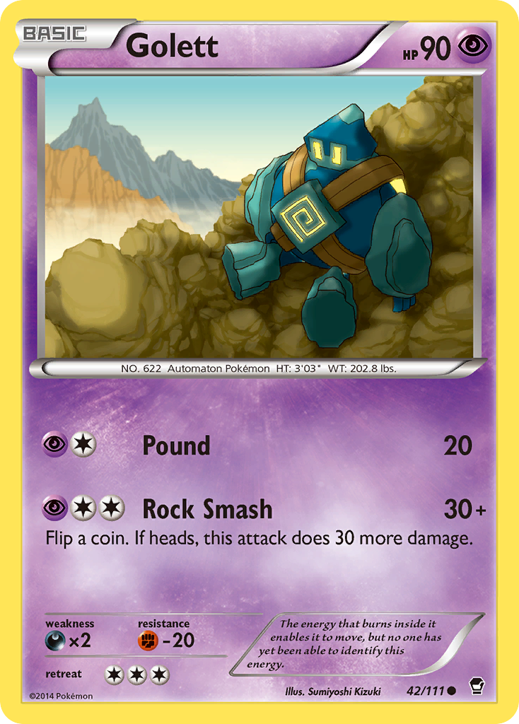 Golett (42/111) [XY: Furious Fists] | Pegasus Games WI