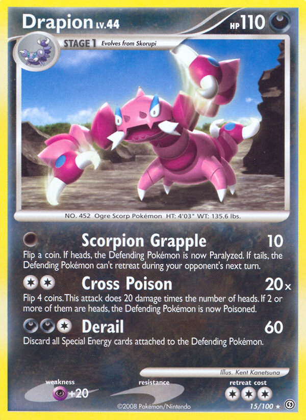 Drapion (15/100) [Diamond & Pearl: Stormfront] | Pegasus Games WI