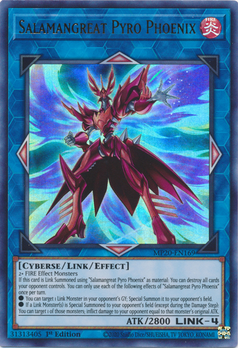 Salamangreat Pyro Phoenix [MP20-EN169] Ultra Rare | Pegasus Games WI