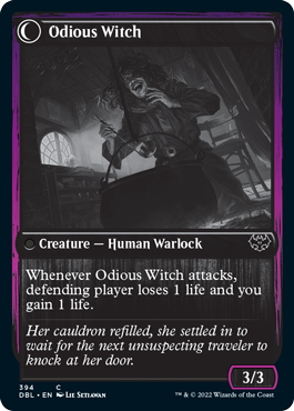 Ragged Recluse // Odious Witch [Innistrad: Double Feature] | Pegasus Games WI