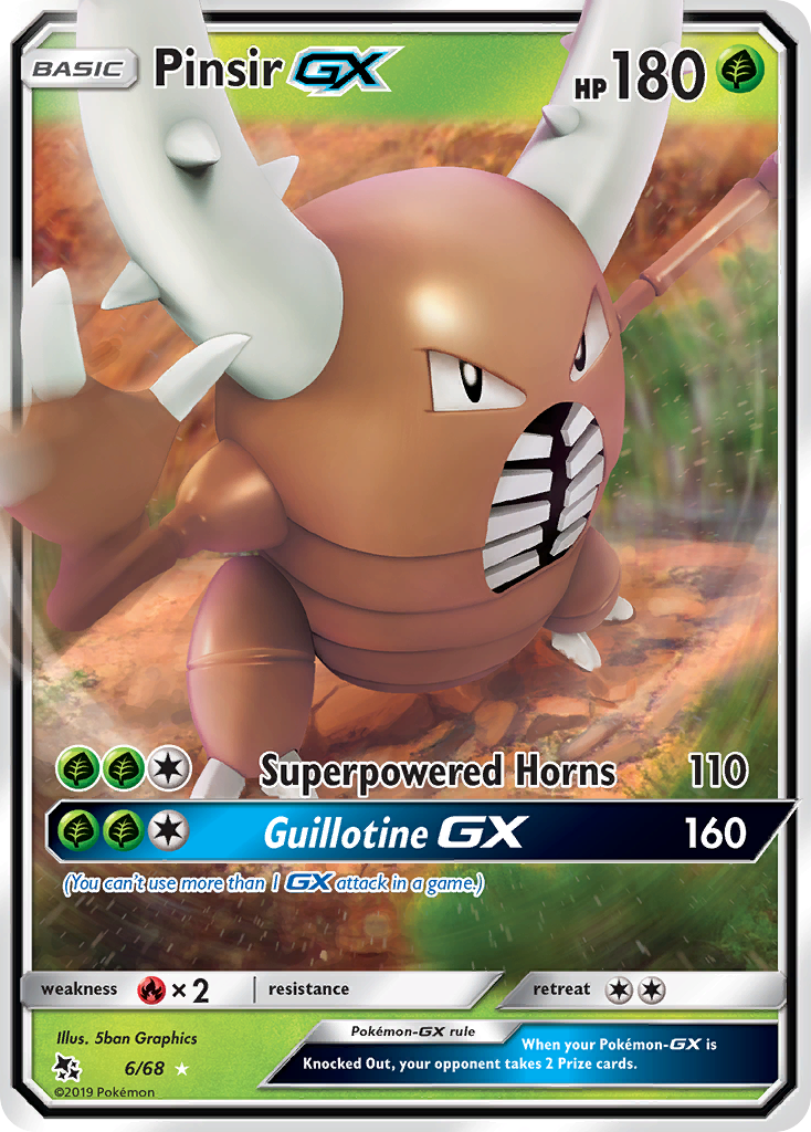 Pinsir GX (6/68) [Sun & Moon: Hidden Fates] | Pegasus Games WI