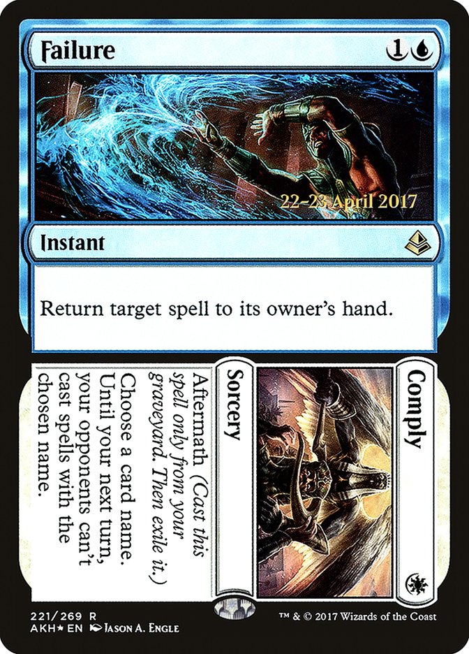Failure // Comply [Amonkhet Prerelease Promos] | Pegasus Games WI